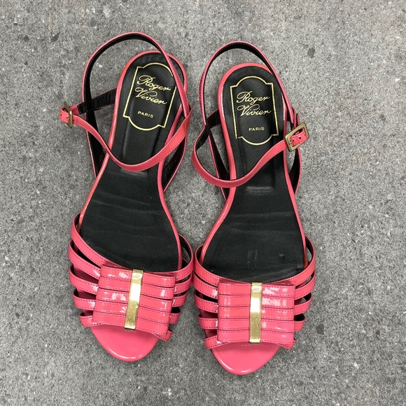 Roger Vivier Pink Sandals - Picture 3 of 14